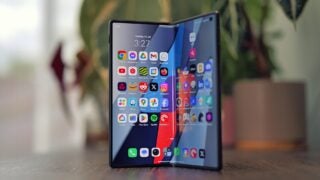 Vivo X Fold 3 Pro unfolded on a table